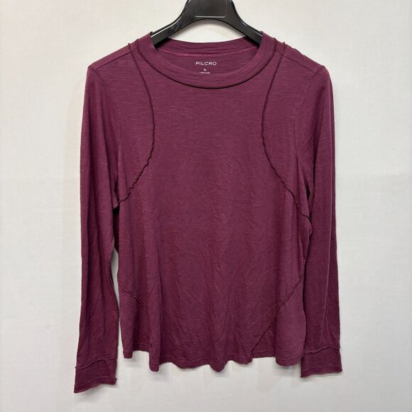 Pilcro Anthropologie Reconstructed Racer Tee T-Shirt Top Size XL X-Large D042 25 - Picture 1 of 16